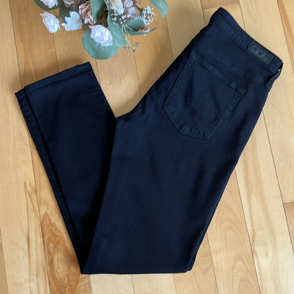 AG Adriano Goldschmied PRIMA Cigarette Ankle Jean in dark black